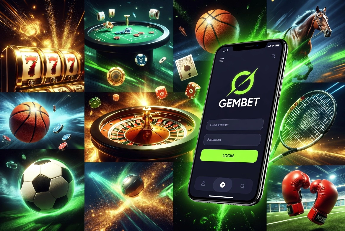Gembet login page
