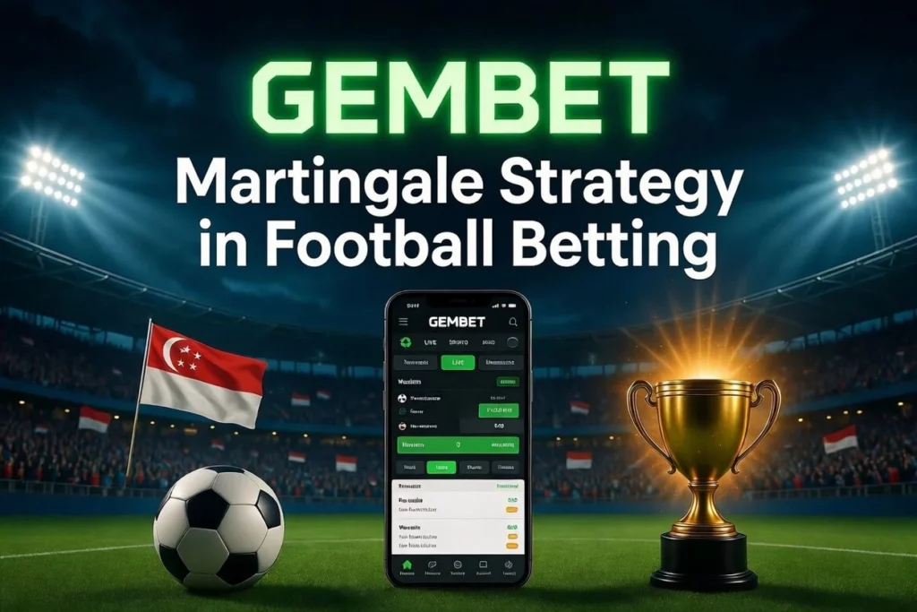An illustration of the Martingale strategy in football betting